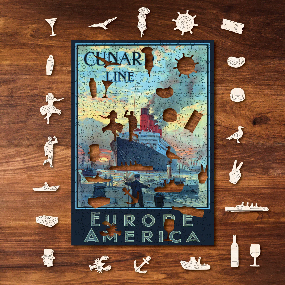 Vintage Poster - Cunard Line - Image 4