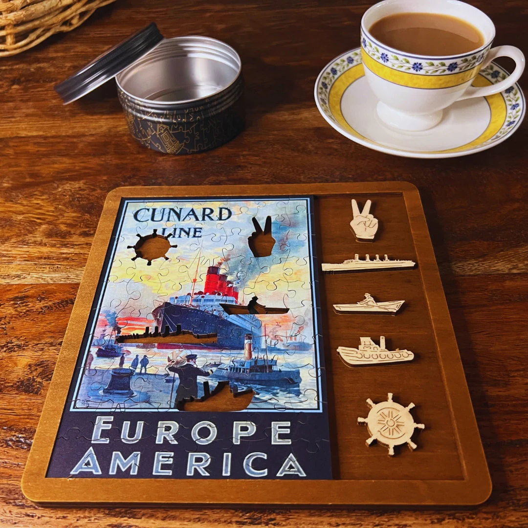 Vintage Poster - Cunard Line MINI QT - Image 4