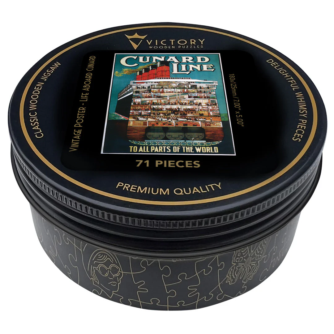 Vintage Poster - Life Aboard Cunard MINI QT - Image 3